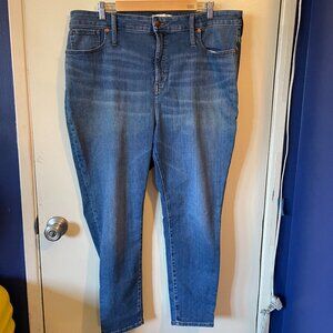Madewell Jeans Curvy High Rise Skinny Crop